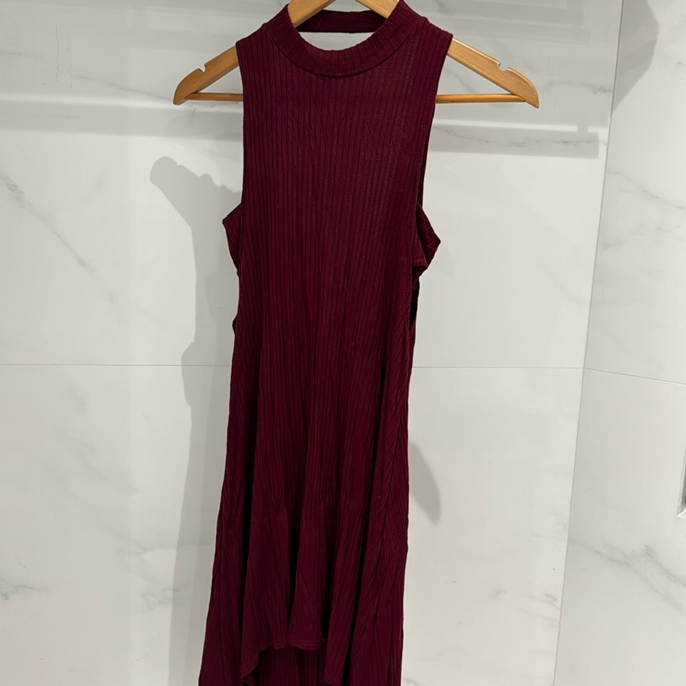 Wine Tunic Top in Small